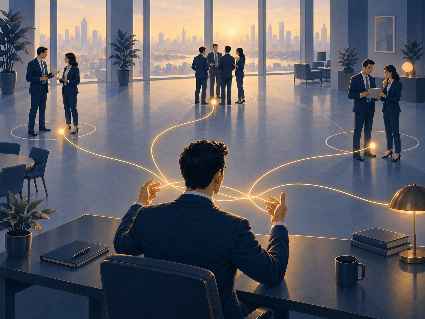 Coaching onboarding manager : un manager qui vient d'arriver tisse volontairement des liens vers ses collègues