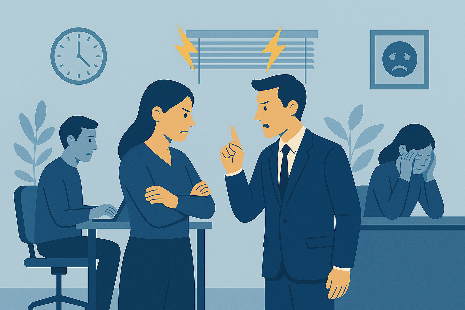 Ambiance toxique au travail